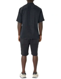 The Del Sur Linen Shirt In Black -Men's Fashion 951151510 4 720x928