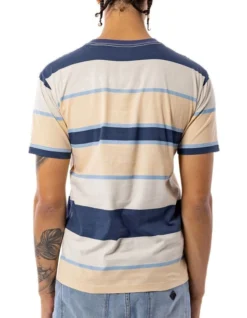 Russell Athletic Stripe Hungtingon Tee In Navy -Men's Fashion 951264010 3 720x928