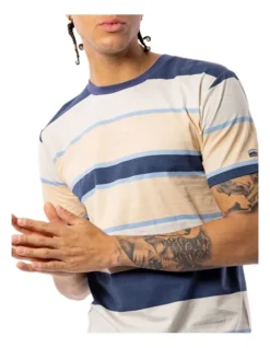 Russell Athletic Stripe Hungtingon Tee In Navy -Men's Fashion 951264010 5 720x928