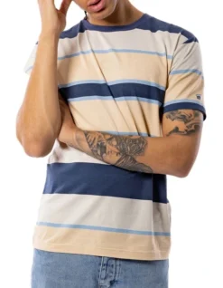 Russell Athletic Stripe Hungtingon Tee In Navy -Men's Fashion 951264010 6 720x928