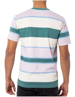 Russell Athletic Stripe Huntington Tee In Green -Men's Fashion 951289840 4 720x928
