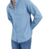 French Connection Chambray Classic Fit Sihrt -Men's Fashion 954332560 1 1 720x928