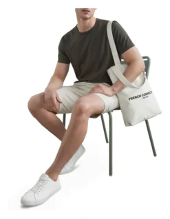 French Connection Slub T Shirt In Khaki -Men's Fashion 954488530 954479440 2 720x928