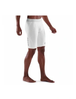 SKINS Compression Series 1 Half Tights In White -Men's Fashion 954928900 2 720x928