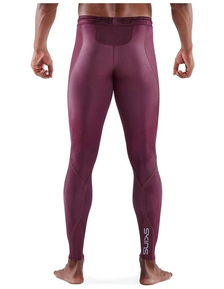 SKINS Series 3 Long Tights In Burgundy 6 SKINS Series 3 Long Tights In Burgundy - Image 4