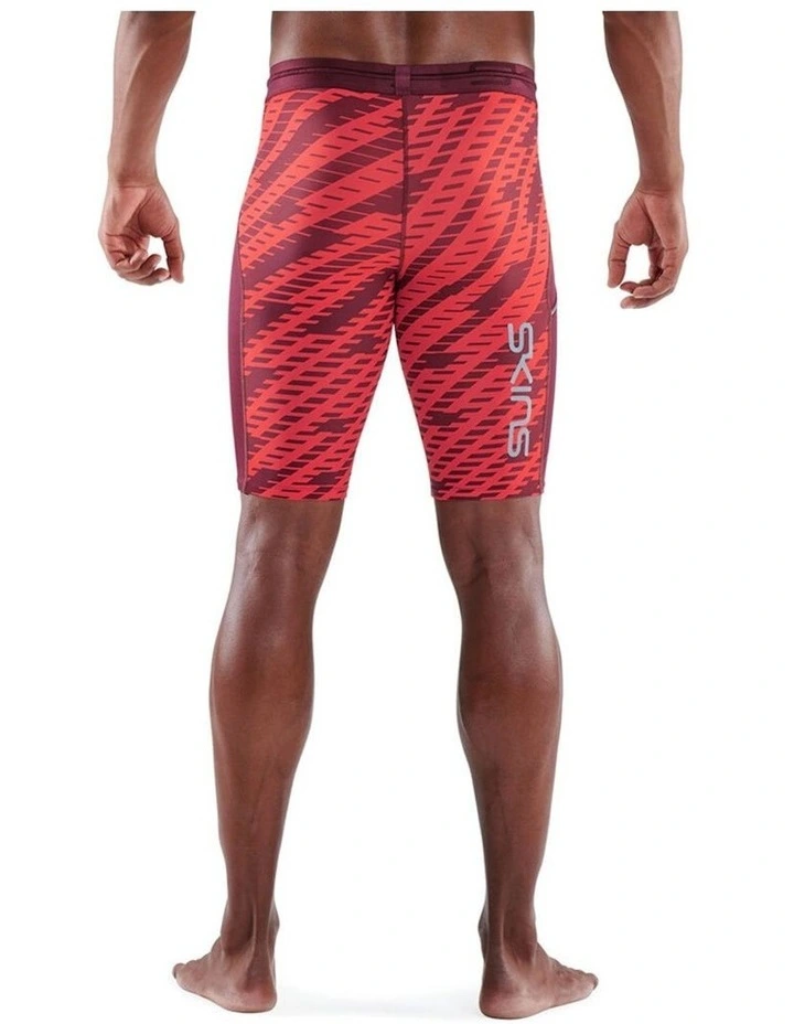 SKINS Series 3 Compression Half Tights Activewear In Orange 6 SKINS Series 3 Compression Half Tights Activewear In Orange - Image 4