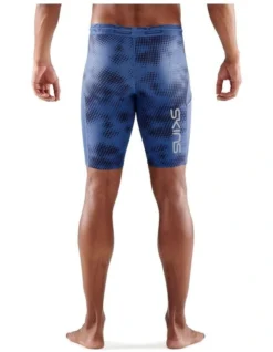 SKINS Series 3 Compression Half Tights Activewear In Blue -Men's Fashion 954932860 4 720x928