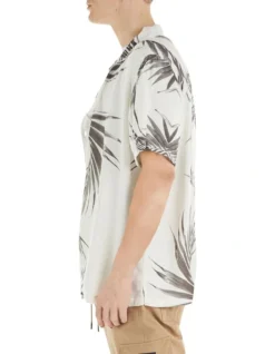 Hamilton Palm Shirt In White -Men's Fashion 955860490 3 720x928