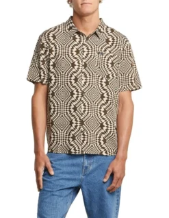 Lee Time Warp Shirt In Brown