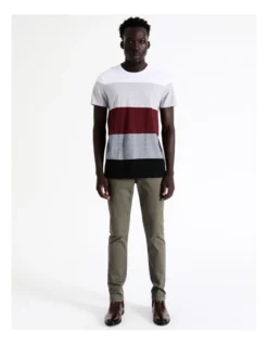 Sahara Block Stripe Tee In Red 15 Sahara Block Stripe Tee In Red -Men's Fashion 956537290 7 720x928