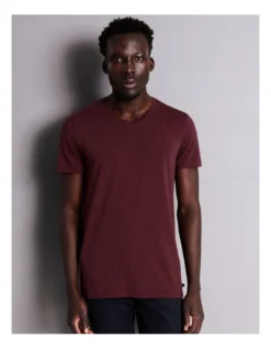 Tenerife V Neck Tee In Red 15 Tenerife V Neck Tee In Red -Men's Fashion 956537470 7 720x928