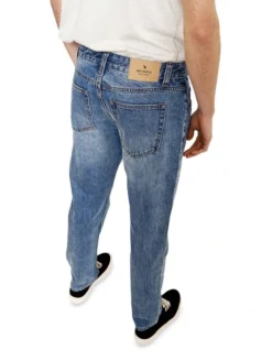 Straight Fit Denim In Vintage Blue -Men's Fashion 956553310 3 720x928