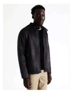 Sebastian Sueded Bomber Jacket In Navy -Men's Fashion 956583460 3 720x928