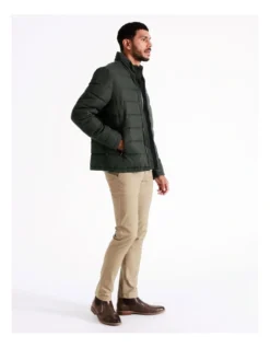 Hunter Hooded Puffer Jacket In Green -Men's Fashion 956584540 4 720x928