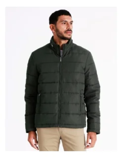 Hunter Hooded Puffer Jacket In Green -Men's Fashion 956584540 7 720x928