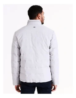 Hunter Hooded Puffer Jacket In Grey -Men's Fashion 956584630 6 720x928