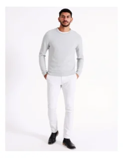 Tristan Textured Knit In Beige