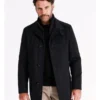 Rochester Wool Melton Coat In Charcoal -Men's Fashion 956987470 1 720x928