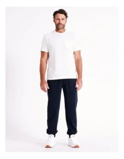 Arthur Fleece Track Pant In Navy