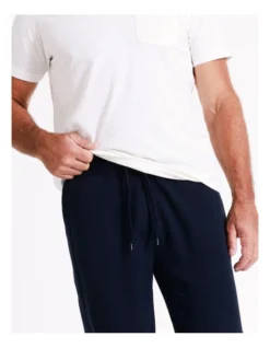 Arthur Fleece Track Pant In Navy -Men's Fashion 958039390 3 720x928