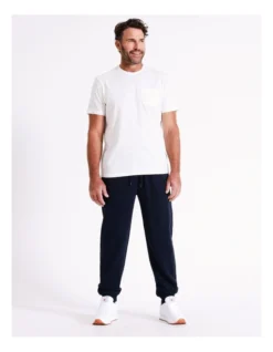 Arthur Fleece Track Pant In Navy -Men's Fashion 958039390 7 720x928