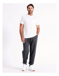 Arthur Fleece Track Pant In Charcoal -Men's Fashion 958039480 4 720x928