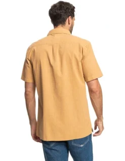 Quiksilver Bolam Short Sleeve Shirt In Brown Sugar -Men's Fashion 959056660 3 720x928