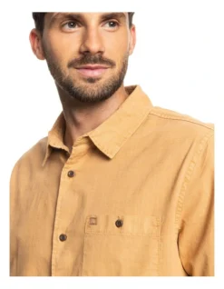 Quiksilver Bolam Short Sleeve Shirt In Brown Sugar -Men's Fashion 959056660 4 720x928