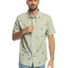 Quiksilver Mini Mark Shirt In Desert Sage -Men's Fashion 959057200 1 720x928