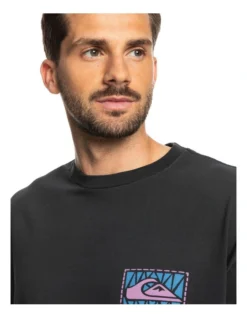Quiksilver Mindless Town Short Sleeve T-Shirt In Black -Men's Fashion 959057740 4 720x928