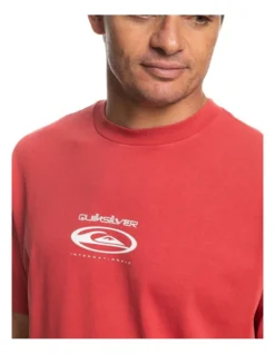 Quiksilver Quik International Short Sleeve Tee T-Shirt In Chili Pepper -Men's Fashion 959059720 4 720x928