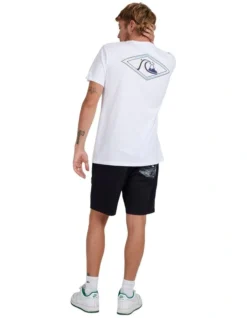 Quiksilver Funk Express T-Shirt In White -Men's Fashion 959119300 3 720x928