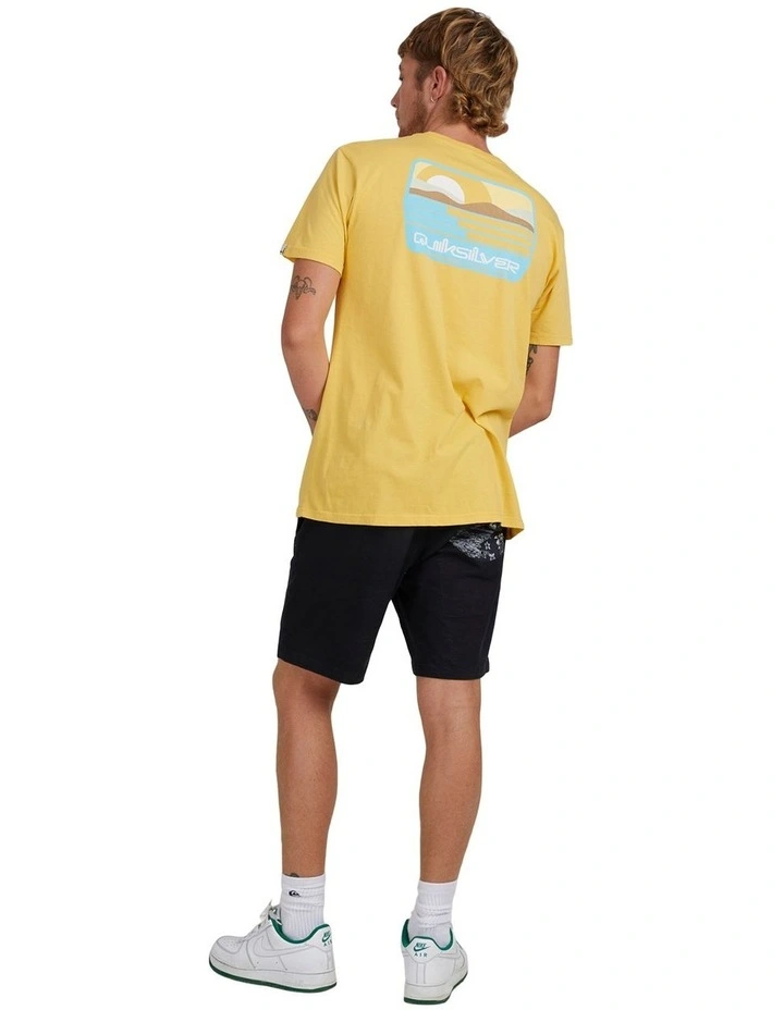 Quiksilver Rocky Trail Short Sleeve T-Shirt In Ochre 5 Quiksilver Rocky Trail Short Sleeve T-Shirt In Ochre - Image 3