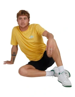 Quiksilver Rocky Trail Short Sleeve T-Shirt In Ochre 11 Quiksilver Rocky Trail Short Sleeve T-Shirt In Ochre -Men's Fashion 959120200 4 720x928