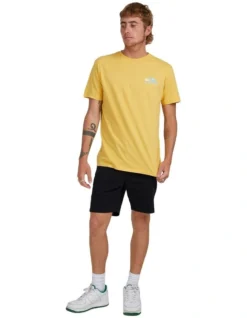 Quiksilver Rocky Trail Short Sleeve T-Shirt In Ochre 12 Quiksilver Rocky Trail Short Sleeve T-Shirt In Ochre -Men's Fashion 959120200 5 720x928