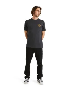 Quiksilver The Bowl Short Sleeve T-Shirt In Black -Men's Fashion 959124070 6 720x928