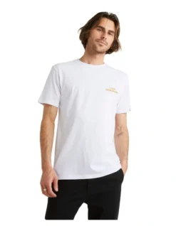Quiksilver Tripper Short Sleeve T-Shirt In White