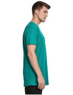 URBAN CLASSICS Shaped Long Tee In Green -Men's Fashion 959528080 3 720x928