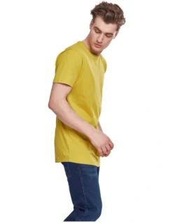 URBAN CLASSICS Shaped Long Tee In Mustard -Men's Fashion 959528620 3 720x928