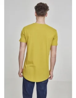 URBAN CLASSICS Shaped Long Tee In Mustard -Men's Fashion 959528620 7 720x928