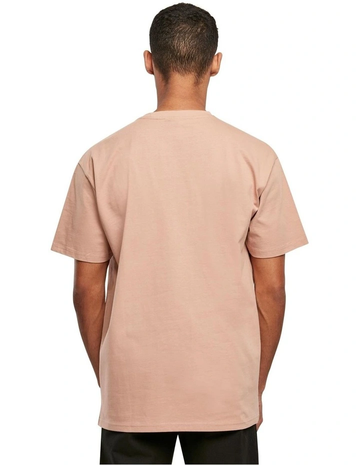 URBAN CLASSICS Heavy Oversized Tee In Amber 6 URBAN CLASSICS Heavy Oversized Tee In Amber - Image 4