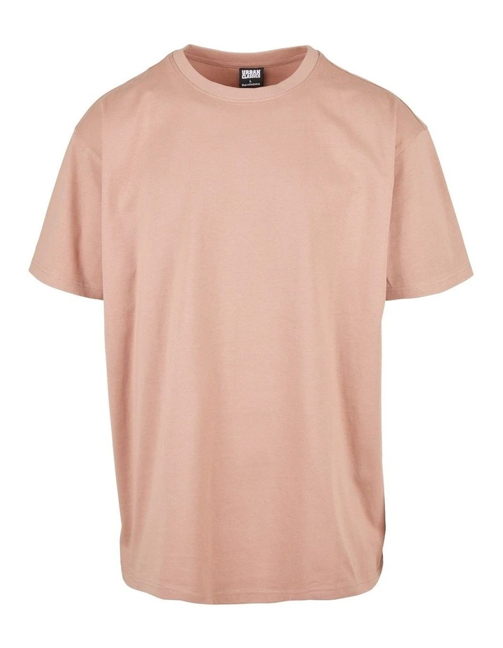 URBAN CLASSICS Heavy Oversized Tee In Amber 7 URBAN CLASSICS Heavy Oversized Tee In Amber - Image 5