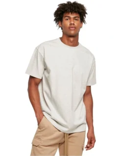 URBAN CLASSICS Heavy Oversized Tee In Light Grey