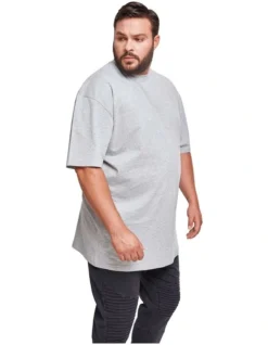 URBAN CLASSICS Tall Tee In Grey -Men's Fashion 959531860 3 720x928