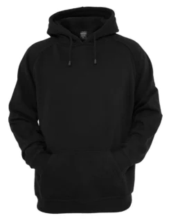 URBAN CLASSICS Heavyweight Hoodie In Black