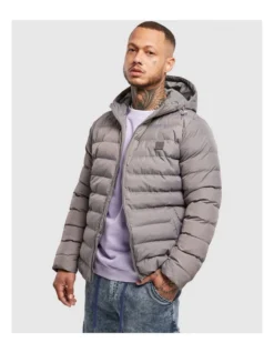 URBAN CLASSICS Hooded Bubble Jacket In Grey -Men's Fashion 959635450 6 720x928