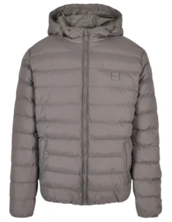 URBAN CLASSICS Hooded Bubble Jacket In Grey -Men's Fashion 959635450 7 720x928