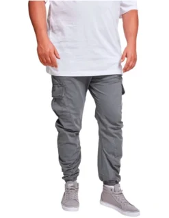 URBAN CLASSICS Cuffed Cargo Jogging Pants In Dark Grey