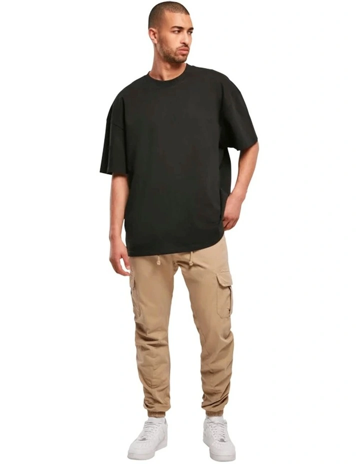 URBAN CLASSICS Cuffed Cargo Jogging Pants In Union Beige 4 URBAN CLASSICS Cuffed Cargo Jogging Pants In Union Beige - Image 2