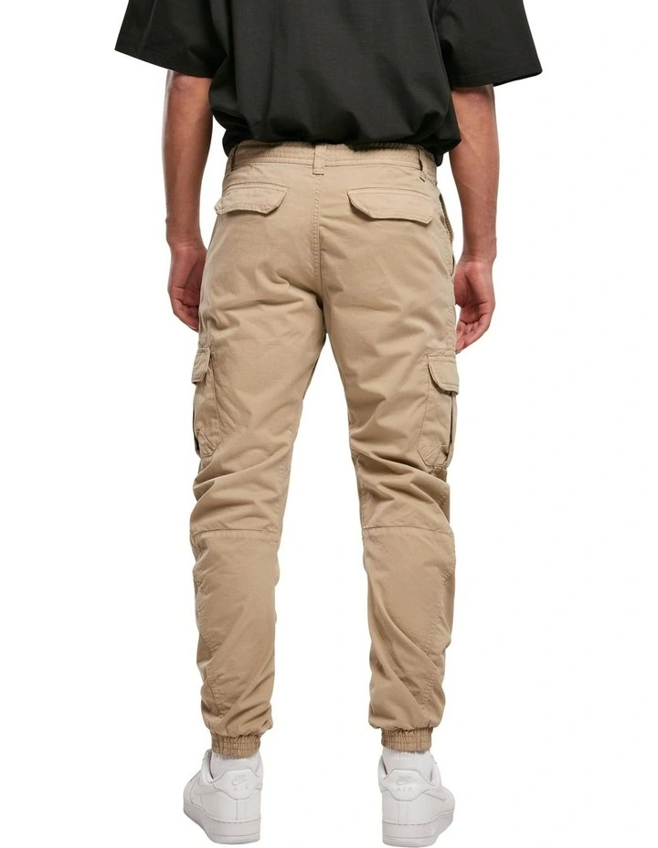 URBAN CLASSICS Cuffed Cargo Jogging Pants In Union Beige 9 URBAN CLASSICS Cuffed Cargo Jogging Pants In Union Beige - Image 7